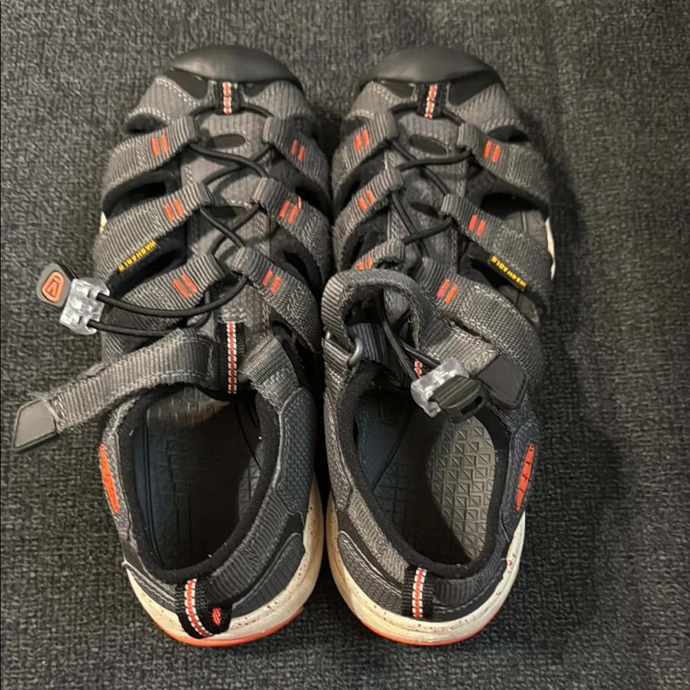 Keen Kids Black and Red Outdoor Sandals
